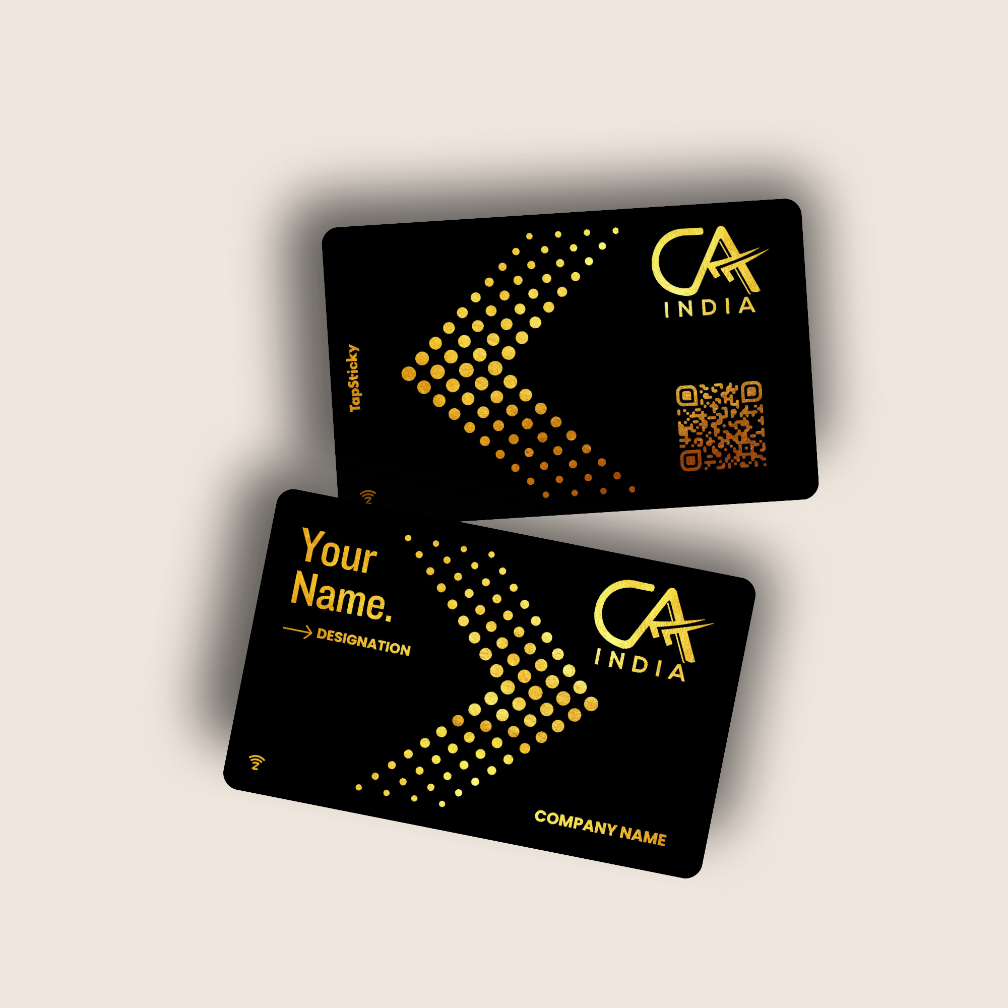 CAconnect NFC Card – modern smart card for Chartered Accountants, tap to share profile