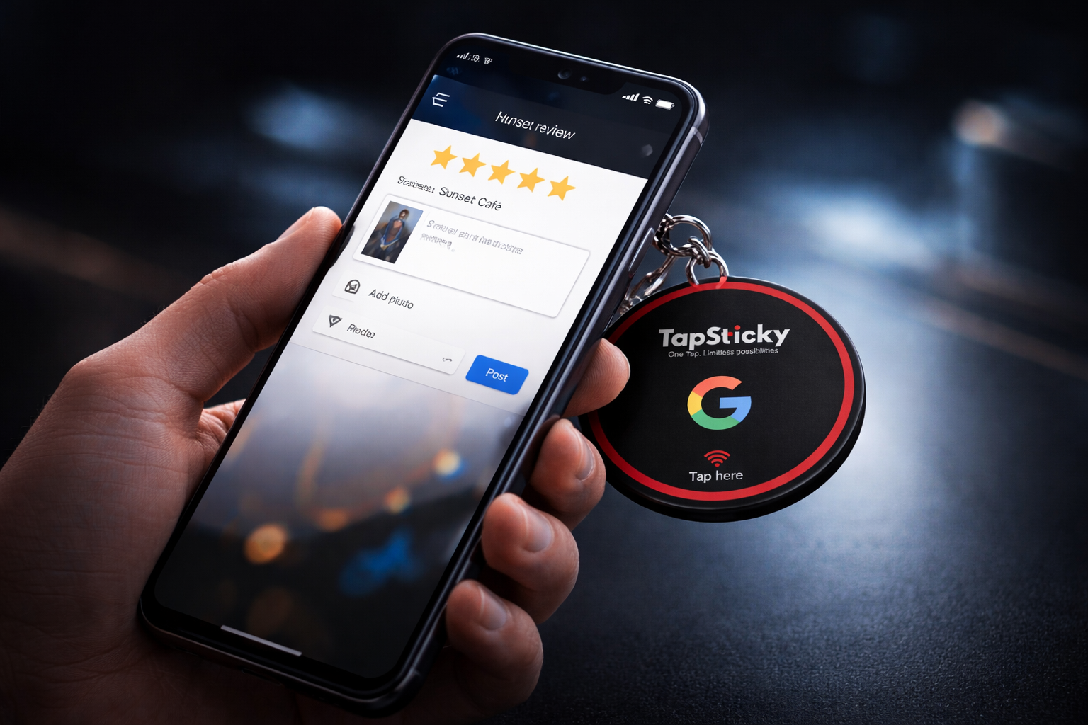 Step 3: Tap & Collect Reviews