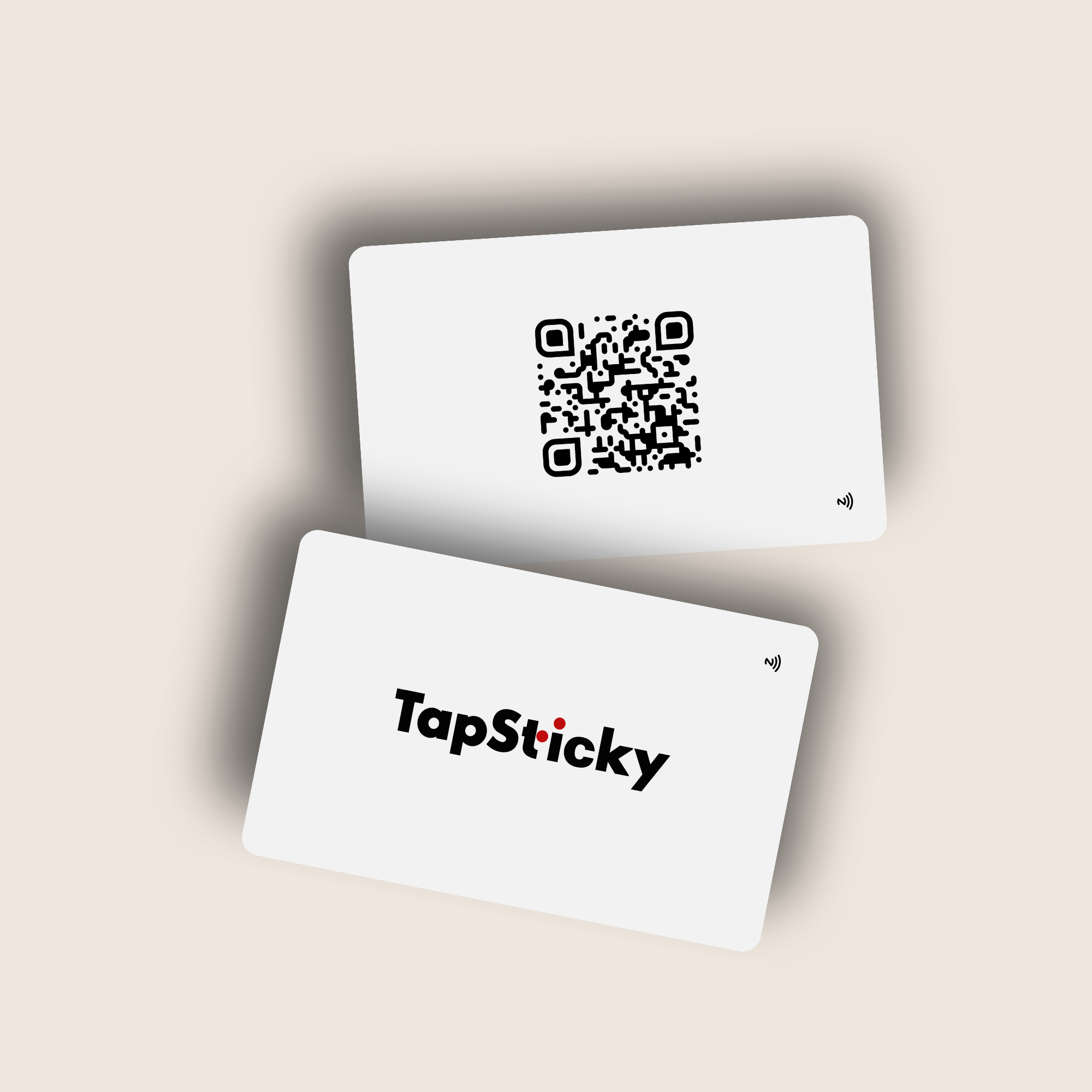TapSticky NFC Business Card – ready-to-use, no customization required, instant contact sharing