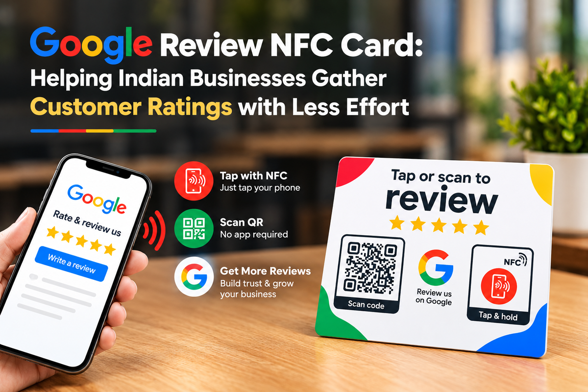 Google Review NFC Plates, Cards