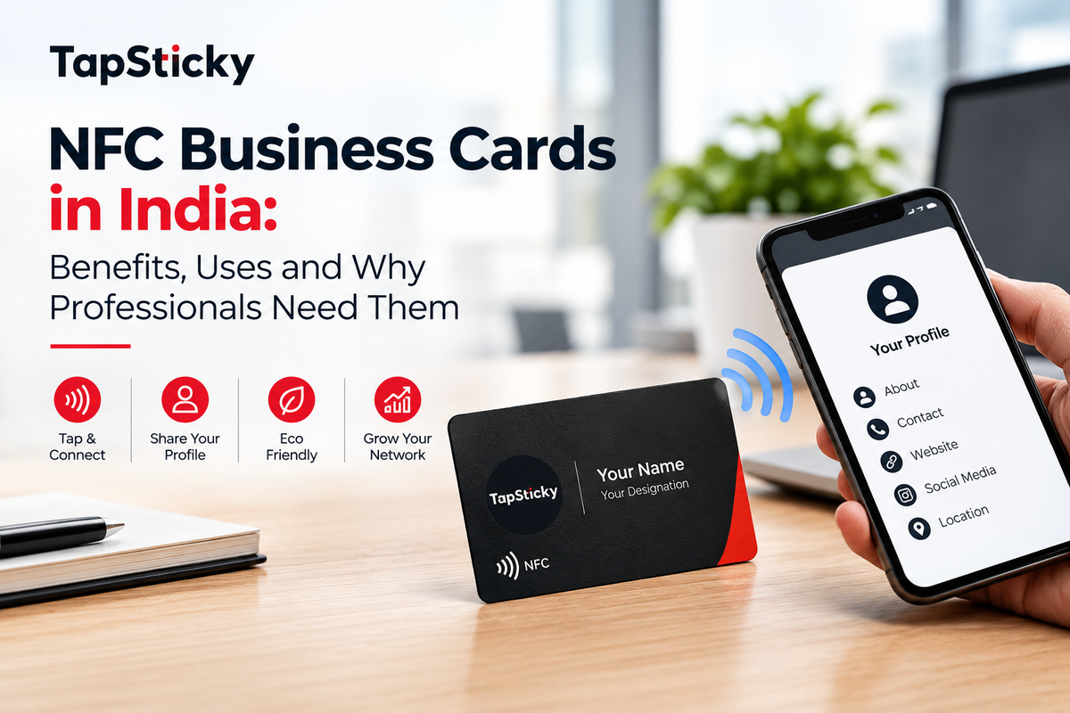 NFC Business Cards in India: Benefits, Uses and Why Professionals Need Them