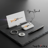 Handcrafted Smart Resin NFC Keychain