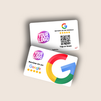Google Review NFC Card | Tap to Collect Customer Reviews Easily - Front View