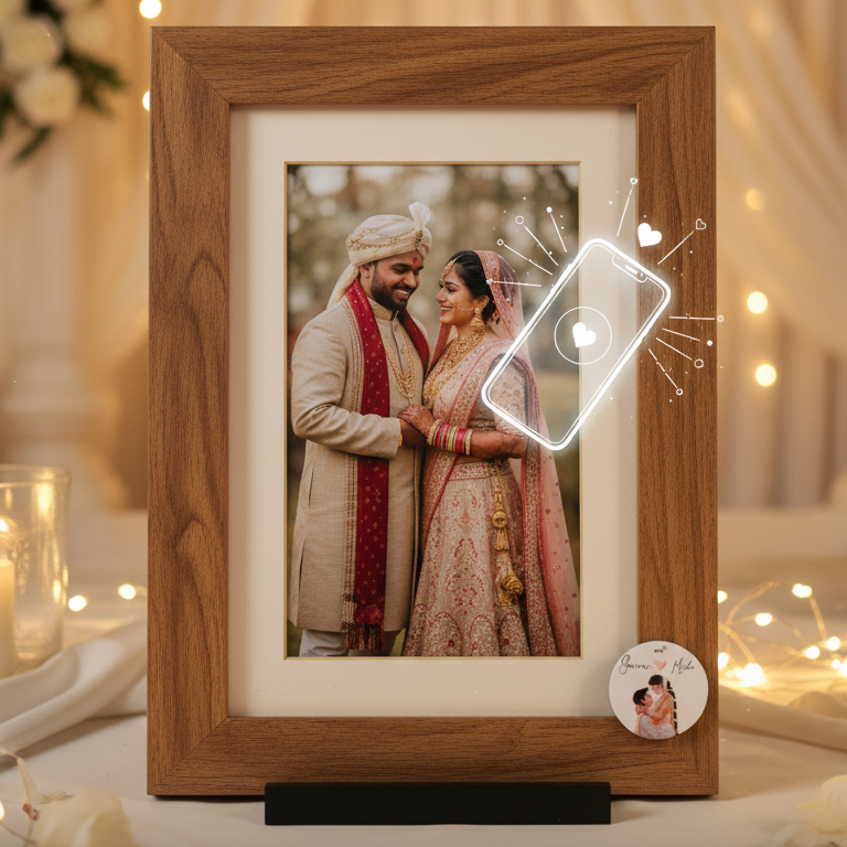 TapSticky Smart NFC Sticker - Wedding - Back View