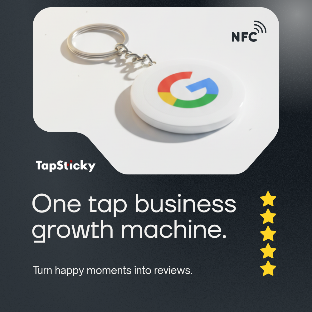 Personalized Google Review NFC Keychain – Build Trust & Boost 5-Star Reviews Instantly - View 3