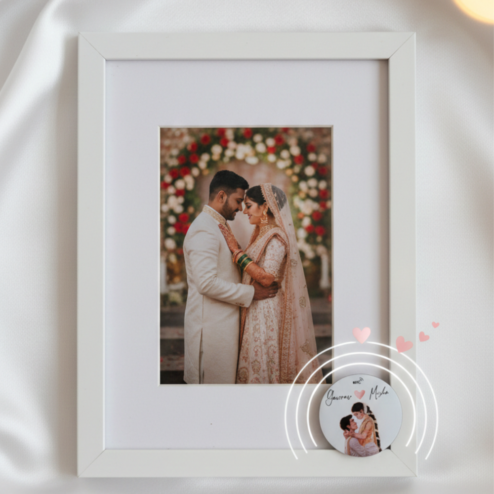TapSticky Smart NFC Sticker - Wedding - Front View