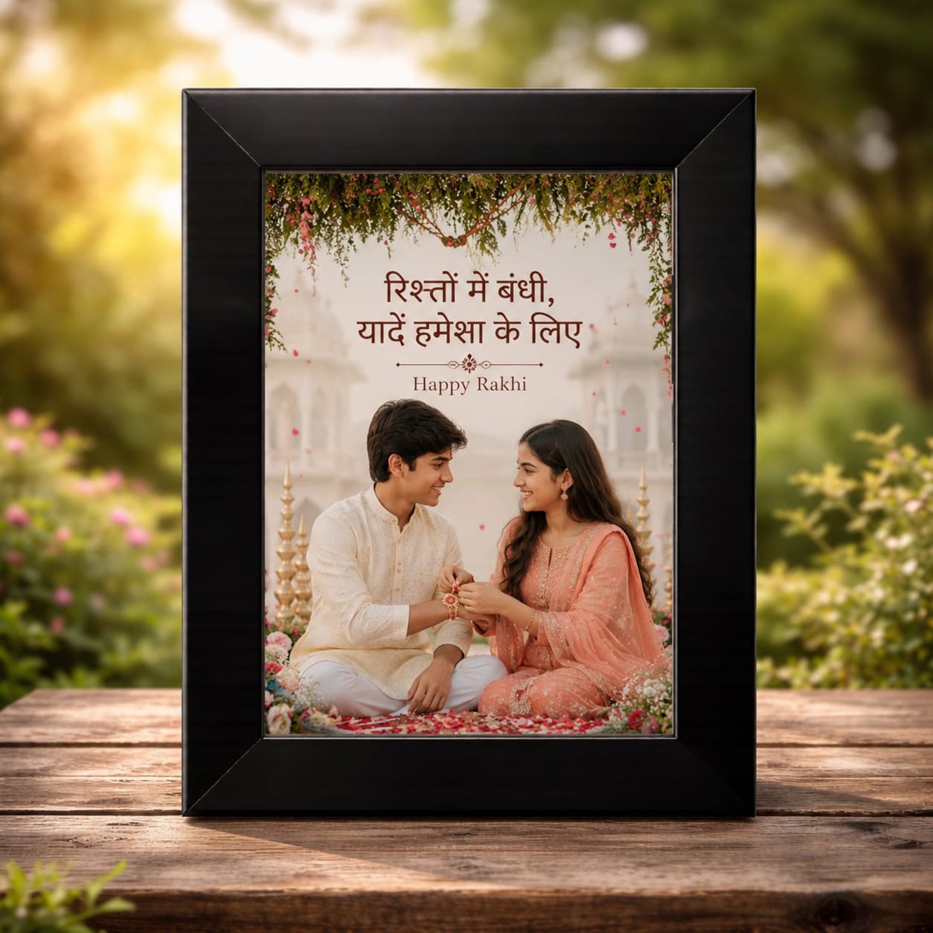 TapSticky smart NFC photo frame — tap to open the full album