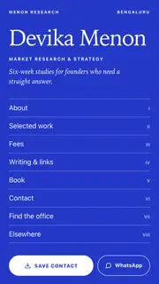 Nameplate theme, a sample TapSticky page